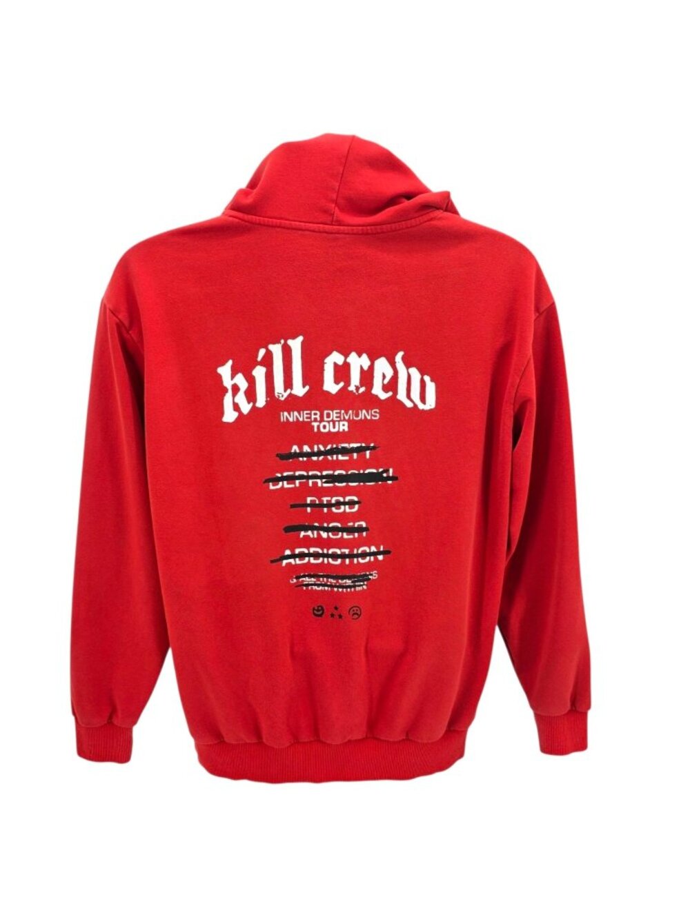 Kill Crew Apparel Mens XS Hoodie Team KLCW Porrada Series Volume 1 Inner Demons